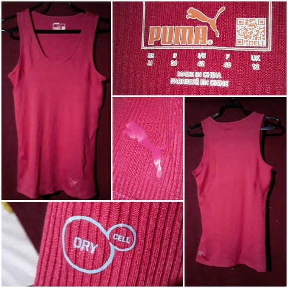 Puma Women's Tank Top/Muscle Teeshirt - Picture 1 of 10